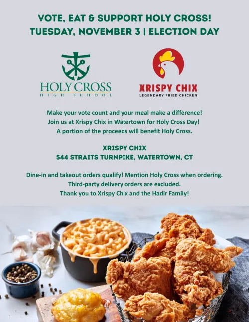 Holy Cross Day at Xrispy Chix